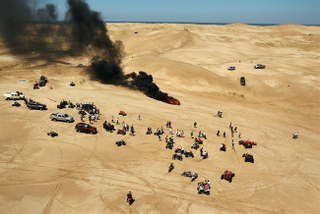 Illustration for article titled Is the Dakar Rally destroying the incredible geoglyphs of Chile?